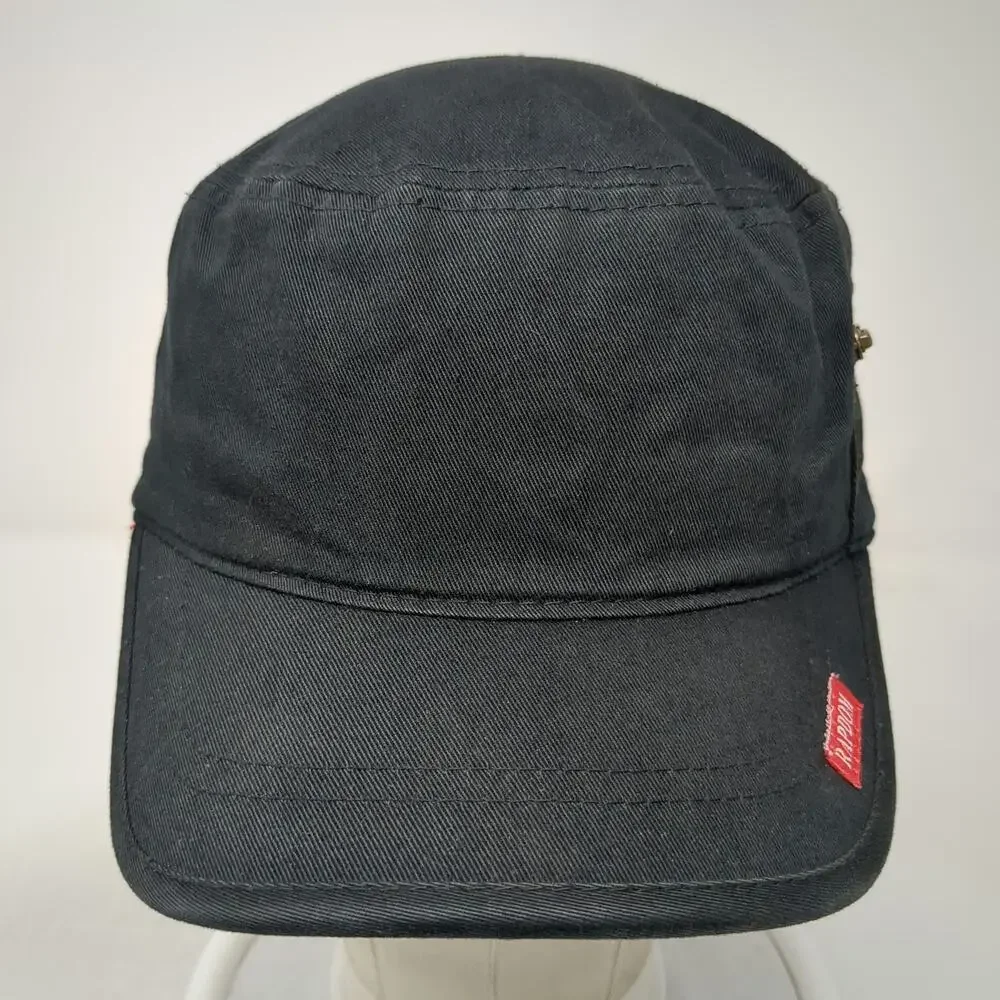 Rapid Dominance Army Cap Black M Hat Side Zipper Pocket Tactical Cotton Twill